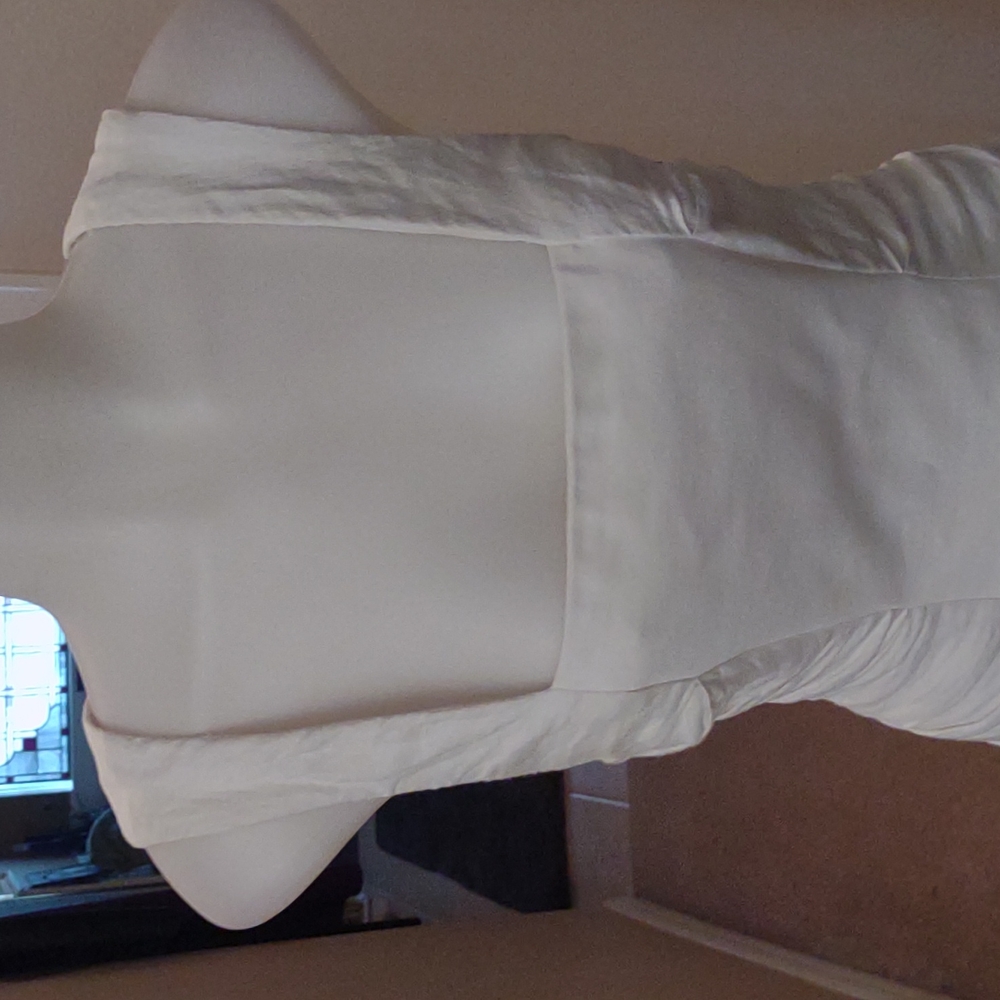 COPY - BNWT Nicole Miller Creamy white rouched dress size 6 @denisecast - Picture 3 of 16